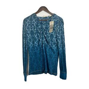 Nwt Ascend dip dye burnout hoodie legion blue large